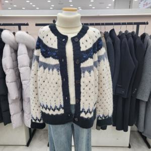 [온앤온]라운드넥 노르딕 니트가디건 njk4wda120