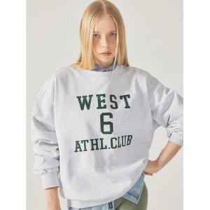 [후아유] 공용 바시티 로고 맨투맨   / Varsity Logo Sweatshirt WHMWF1191M