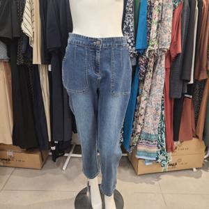 [올리비아하슬러]둣밴딩배기청바지OHDFDP702IL