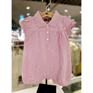 [블루독베이비] 25 SS(핑크)블루독 클래식 셔링 우주복(4531960003) 백일 돌 신생아 조카선물 유아아기옷