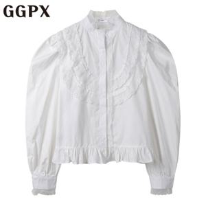[지지피엑스]러블리 레이스 블라우스 (GP3SH006F)