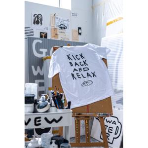 코오롱스포츠  남녀공용 그래픽 티셔츠 (KICK BACK) JWTCM24841WHX
