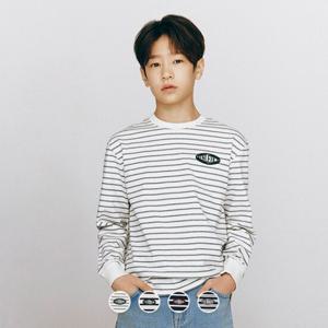 [지오다노주니어] 03025507 스트라이프 긴팔 티셔츠