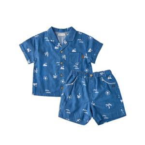 밍크뮤8 25SS BL 팜트리발염해지셔츠팬츠 SET (SET6369900001) HJ