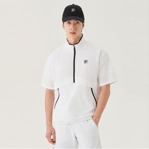 [FILA] 경량 스트레치 반팔 아노락 (FS2JKG2332X_WHI)