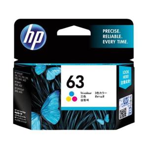 HP 정품잉크 NO.63 F6U61AA 칼라/150매 (1개)