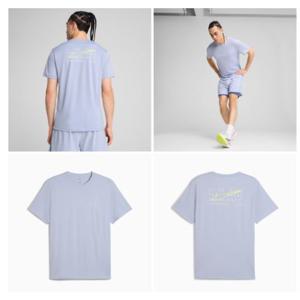 푸마 기능성반팔티셔츠 GRAPHICS RUNNING ILLUSTRATION TEE M 527293 47