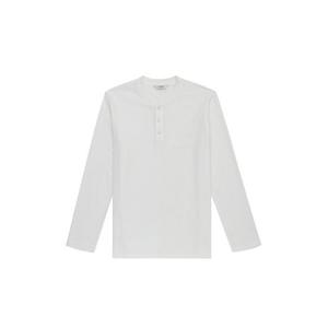 [BY파크랜드]화이트 헨리넥 긴팔 티셔츠-AA1TL115