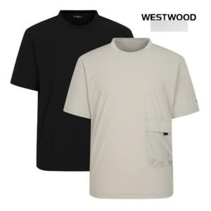 [웨스트우드][웨스트우드] 맨 네오 우븐 티셔츠 WO1MNTR477