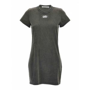 [ALEXANDER WANG] 여성 니 Length Shrunken 티셔츠 원피스 4CC4246283208A Grey /8
