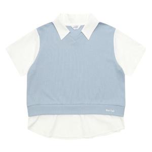 에꼴리에 세이브존07 4.5부 셔츠레이어드티 25B5454BL