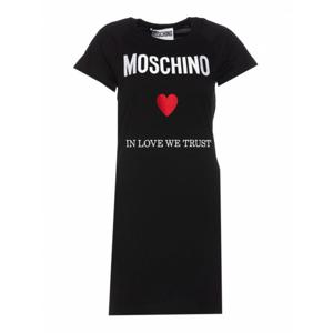 [MOSCHINO] 여성 니 Length 러브 We Trust 원피스 045005412555 블랙 /8