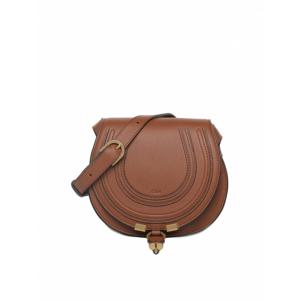 [CHLOE] 여성 크로스 바디 백 해머드 레더 위드 스티칭 C22AS680I3125M Brown /8