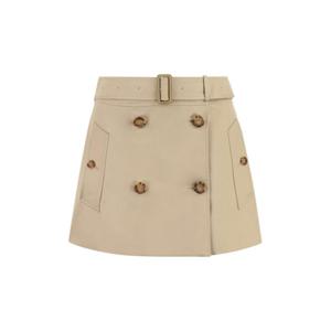 버버리 숏 스커트 8071196123456 A7405 Beige