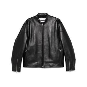 질샌더 가죽 자켓 J07145 J22SW0022 001 BLACK