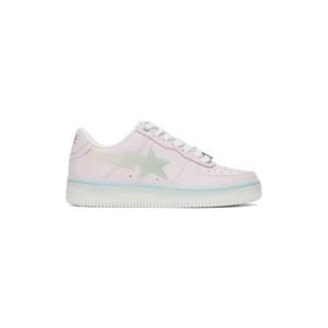 BAPE 스니커즈 핑크   블루 스타  5 M1 스니커즈 232546M237045