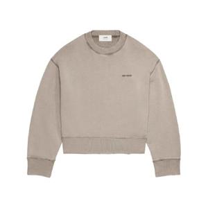 AMI Paris 로고 자수 스웨트셔츠 H23USW016JE0052