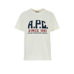 A.P.C. 화이트 코튼 티셔츠 COHBUM26442 AAB