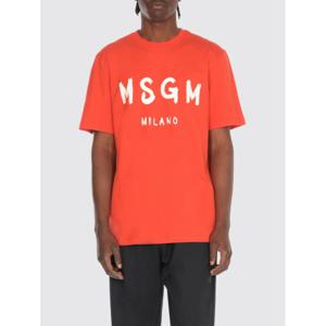 [MSGM] 남성 티셔츠 3840MM510257002 17 오렌지 /6