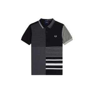 FRED PERRY X BEAMS 반팔 티셔츠 FP SM7188 51 102 BLACK