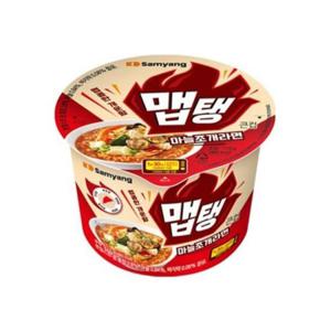 [삼양식품] 삼양 맵탱마늘조개라면 큰컵 110g 5개