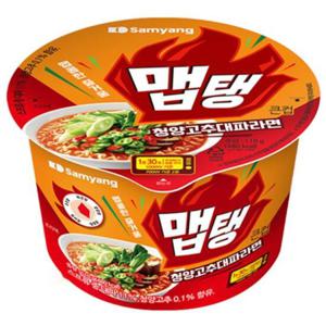 [삼양식품] 삼양 맵탱청양고추대파라면 큰컵 110g 16개