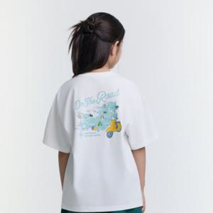K252UTS940 여행 그래픽 반팔-6 WHITE