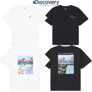 디스커버리키즈 DKRS59053 키즈 콜라보 핫썸머 그래픽(백) 반팔 티셔츠 기능성