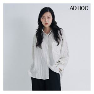 [애드호크]여성 스트라이프 베이직 셔츠(HB3LS51)