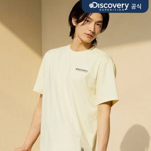 오버핏 스몰로고 워터 반팔티 (D/CREAM) DXSW71043-CRD