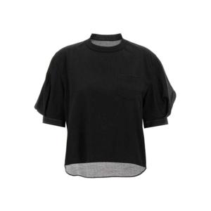 사카이 반팔 티셔츠 2507805816 Black