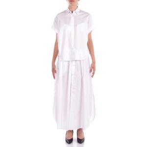 마닐라그레이스 미디 스커트 N227CU MA009 White