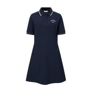 헤지스 골프 여성 24SS 스테디셀러레터 로고 스트레치 원피스 (NAVY) WWDR4B926N3