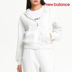 [뉴발란스] 후드집업 /B14- NBMDE4W832 AC / W 시그니처 넌기모 후드집업 (SEMI OVER FIT)