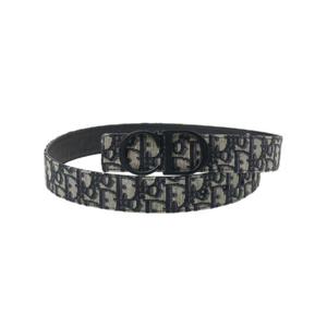 디올 35mm 리버시블 CD 벨트 디올 오블리크 자카드 카프스킨 베이지 블랙 4353RUYSE-H05E