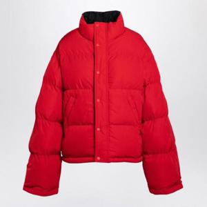 BALENCIAGA 테크니컬 트윌 소재의 양면 레드와 블랙 다운 재킷 808794TRO18/XH_BALEN-6400