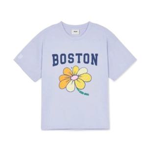 M MLB키즈반팔티 NQK 7FTSF0143-43VOL FLORAL 여아 티셔츠