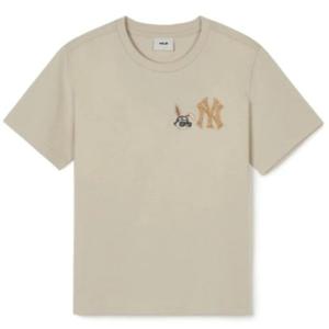 M MLB키즈반팔티 NQK 7ATSR0143-50CRM MONO RABBIT 티셔츠