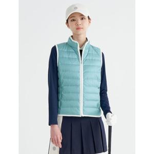 빈폴골프 여성 라이트 그린 슬림핏 경량 다운 베스트 BJ2936A20L