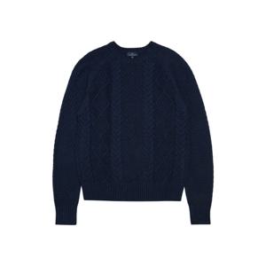 [브룩스브라더스] BB_피셔맨 울 크루넥 스웨터 (다크블루) (BBWRMF1050QDW)