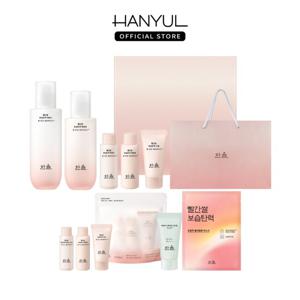 [10% 더블쿠폰] 한율 빨간쌀 보습탄력 에센스 스킨 에멀젼 2종 세트