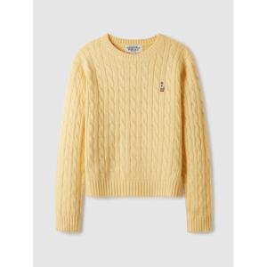 [후아유]Steve Cable R-neck Pull over WHKAE4901F