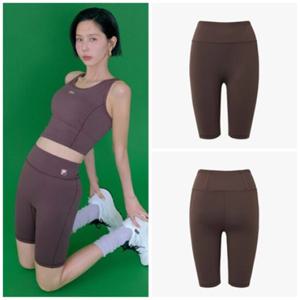 [휠라] FILA 여성용 트레이닝 러닝 5부 바이커쇼츠 FS2IPH2251FBRN