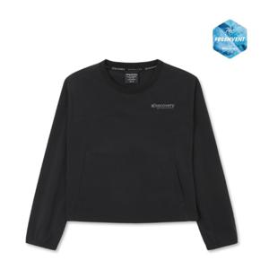 디스커버리 키즈 여아 프레시벤트 우븐 트레이닝 맨투맨 DKTR3F051-BKS