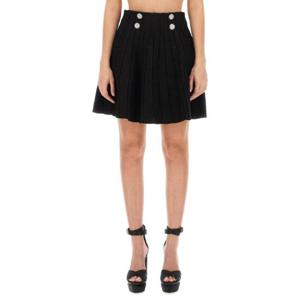 BALMAIN 스케이터 스커트 BF0LB927_KF130PA