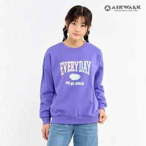 [에어워크 주니어]데일리 그라데이션 레터링 맨투맨 티셔츠