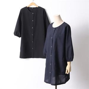 빅사이즈 106 썸머노카라퍼프마자켓 DMND575