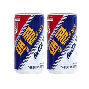 갤러리아_일화 맥콜 190ml*30캔*3박스 (총90캔) 탄산음료