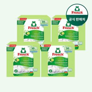 [프로쉬][매일베송]독일 식기세척기세제 그린레몬 30개입 4개/공효진