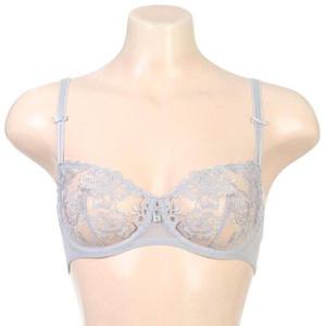 갤러리아_바바라 직수입 실버그레이 망사레이스 홑겹브라 BBR2401